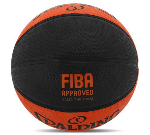 М'яч баскетбольний гумовий SPALDING VARSITY FIBA TF 150 розмір 6 помаранчевий-чорний