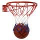 Баскетбольний набір 4в1 сітка насос 3 голки та свисток SPALDING