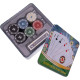 Набір для покеру в металевій коробці Poker game set SP-Sport 120 фішок