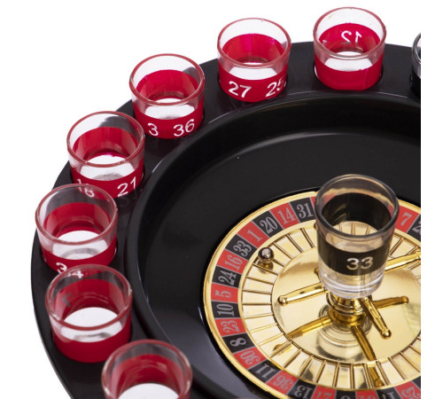 Настільна гра «П'яна рулетка» алко рулетка Drinking Roulette Set SP-Sport 16 стопок