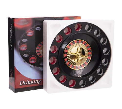 Настільна гра «П'яна рулетка» алко рулетка Drinking Roulette Set SP-Sport 16 стопок