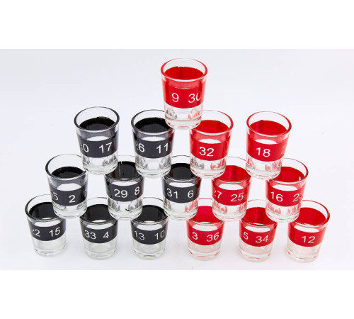 Настільна гра «П'яна рулетка» алко рулетка Drinking Roulette Set SP-Sport 16 стопок