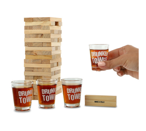 Дженга п'яна башня настільна гра SP-Sport Drunken Tower Jenga дерево