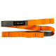 Лента стропа с петлями для растяжки Stretch Strap Zelart 10 петель серый-оранжевый