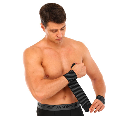 Бинти кистьові для жиму STRENGTH WRIST WRAPS MUTE 2штуки чорний