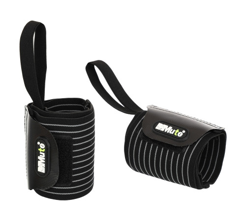 Бинти кистьові для жиму STRENGTH WRIST WRAPS MUTE 2штуки чорний