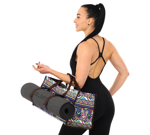 Сумка для йоги SP-Sport DoYourYoga Yoga bag темно-синій-фіолетовий