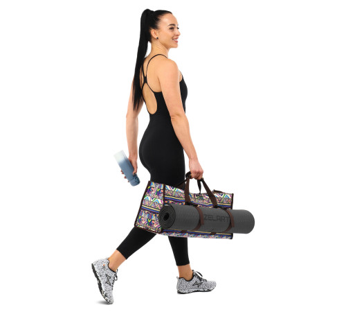 Сумка для йоги SP-Sport DoYourYoga Yoga bag темно-синій-фіолетовий