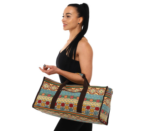 Сумка для йоги SP-Sport DoYourYoga Yoga bag бежевий-блакитний