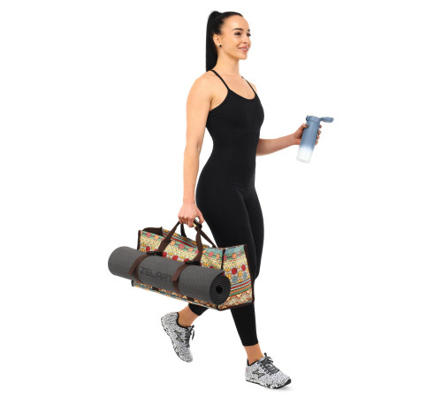 Сумка для йоги SP-Sport DoYourYoga Yoga bag бежевий-блакитний