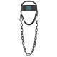 Упряж тренажер для тренування м'язів шиї NECK HARNESS LiveUp чорний
