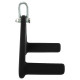 Рукоятка для тяги c узким хватом V-Bar нескользящее покрытие LiveUp 23,5см черный