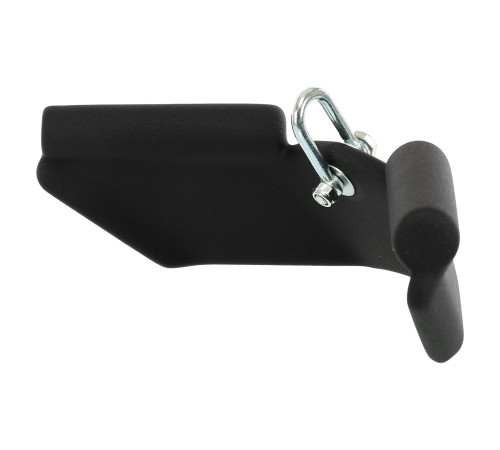 Рукоятка для обратной тяги c узким хватом Reverse Grip нескользящее покрытие LiveUp 30,5см черный