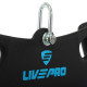 Рукоятка для тяги вниз з широким хватом Wide Triceps grip нековзне покриття LiveUp чорний