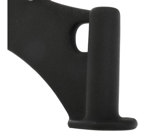 Рукоятка для тяги вниз з широким хватом Wide Triceps grip нековзне покриття LiveUp чорний