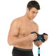 Рукоятка для тяги вниз з вузьким хватом Biceps grip нековзне покриття LiveUp чорний