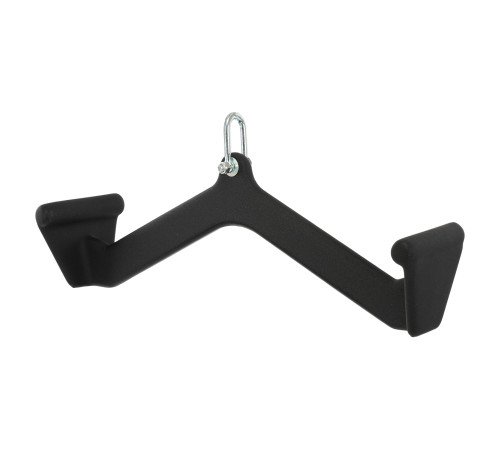 Рукоятка для тяги со средним хватом Mide Grip нескользящее покрытие LiveUp 56см черный