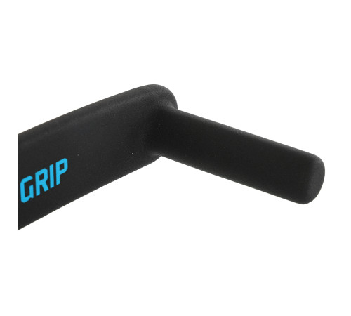 Рукоятка для тяги со средним хватом Mid grip нескользящее покрытие LiveUp 53см черный