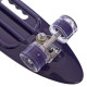 Пенні борд Penny Board круїзер пластиковий з колесами які світяться та ручкою для перенесення 24" SP-Sport темно-фіолетовий
