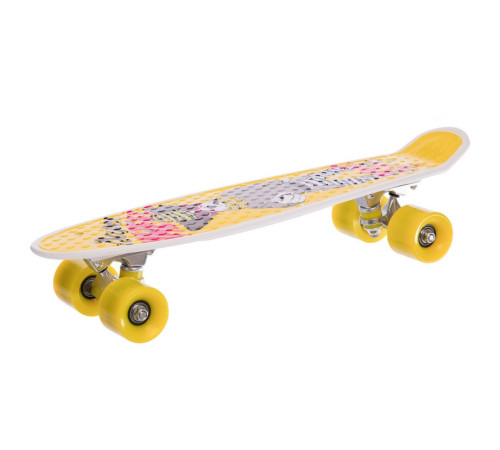 Пенні борд Penny Board круїзер пластиковий 22" SP-Sport жовтий