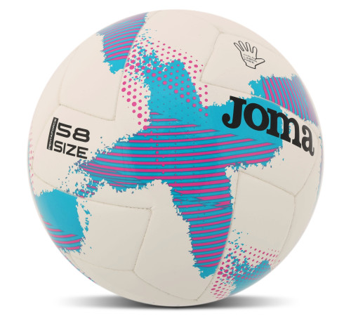 М'яч футбольний Joma PENTAFORCE №4 білий-бірюзовий