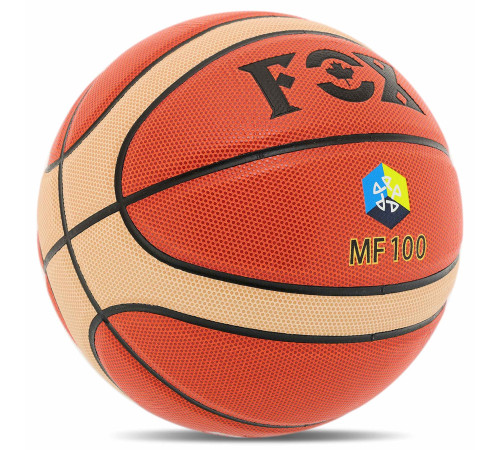 Мяч баскетбольный FOX №7 PU оранжевый