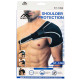 Бандаж для плеча компрессионный фиксатор плечевого сустава Shoulder Support SIBOTE левый 1шт черный
