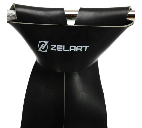 Гума петля для підтягувань та тренувань стрічка силова Zelart POWER LOOP 917г чорний