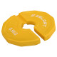Блини диски змінні гумові Rubber Change Plates Zelart 0,5 кг жовтий