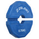 Блини диски змінні гумові Rubber Change Plates Zelart 0,75 кг синій