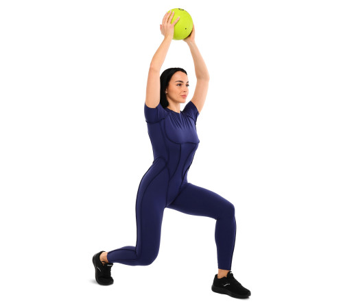 Слэмбол мяч набивной для кроссфита и фитнеса Slam Ball Mdbuddy 3кг салатовый