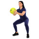 Слэмбол мяч набивной для кроссфита и фитнеса Slam Ball Mdbuddy 7кг салатовый