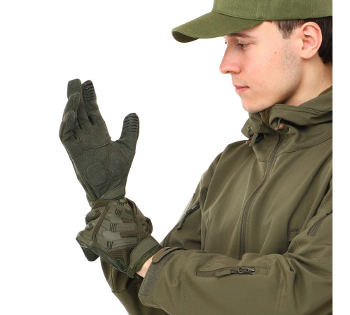 Рукавиці тактичні з закритими пальцями Military Rangers розмір S-2XL кольори в асортименті