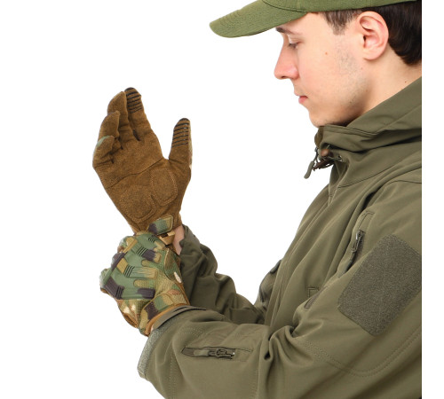 Рукавиці тактичні з закритими пальцями Military Rangers розмір S-2XL кольори в асортименті