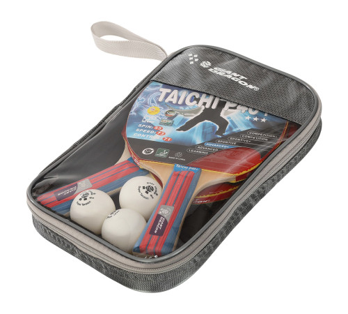 Набір для настільного тенісу GIANT DRAGON TAICHI P40+3star 2 ракетки 3 м'яча чохол