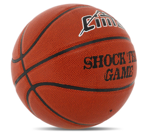 М'яч баскетбольний CIMA SHOCK THE GAME розмір 7 коричневий