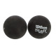 М'яч для сквошу WILSON STAFF SQUASH 2 BALL BL DOT 2шт чорний