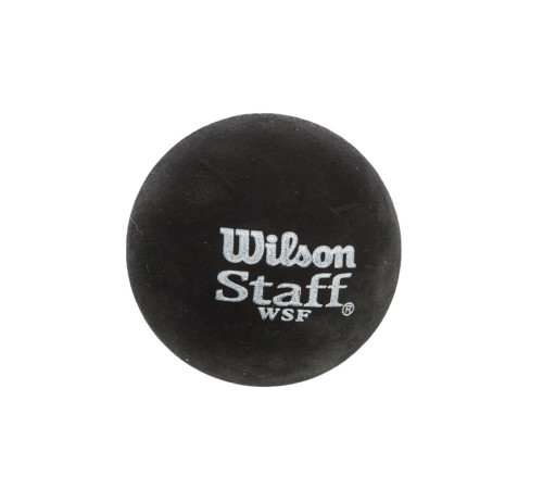 М'яч для сквошу WILSON STAFF SQUASH 2 BALL BL DOT 2шт чорний