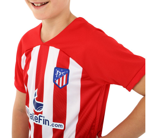 Форма футбольна дитяча із символікою футбольного клубу ATLETICO MADRID домашня 2024 SP-Sport 20-28 червоний-білий