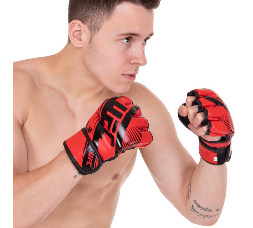 Рукавиці для змішаних єдиноборств MMA RUSH UCF S-XL кольори в асортименті