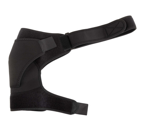 Бандаж для плеча компресійний фіксатор плечового суглоба Shoulder Support SIBOTE правий 1шт чорний