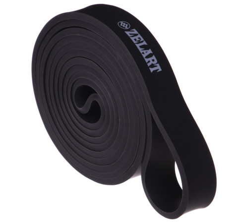 Резина петля для подтягиваний и тренировок лента силовая Zelart POWER BANDS черный
