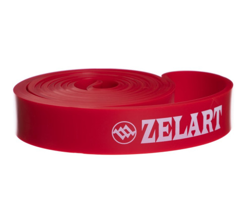 Гума петля для підтягувань та тренувань стрічка силова Zelart POWER BANDS червоний