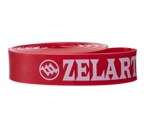 Гума петля для підтягувань та тренувань стрічка силова Zelart POWER BANDS червоний