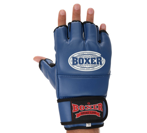 Рукавиці для змішаних єдиноборств MMA BOXER M-XL кольори в асортименті