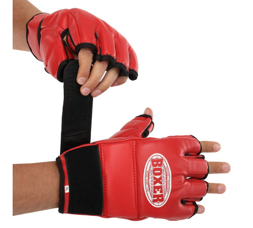 Рукавиці для змішаних єдиноборств MMA BOXER M-XL кольори в асортименті