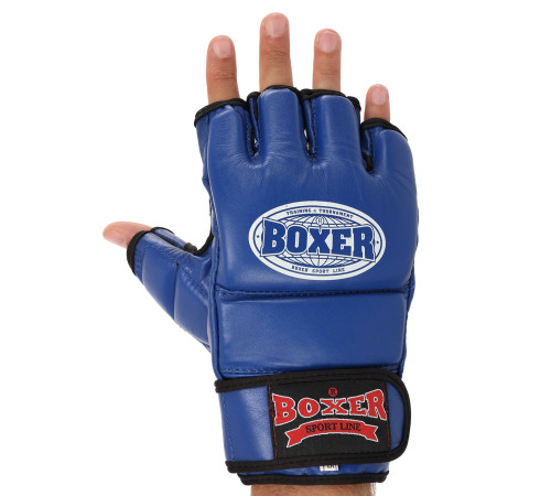 Рукавиці для змішаних єдиноборств MMA BOXER M-XL кольори в асортименті