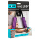 Еспандер кистьовий пружинний Bone Crusher LiveUp навантаження 27кг фіолетовий
