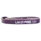 Резина петля для подтягиваний и тренировок лента силовая LiveUp SUPER BAND 7-16кг фиолетовый