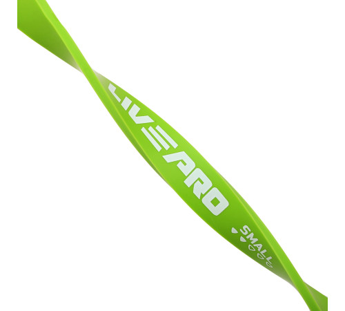 Резина петля для подтягиваний и тренировок лента силовая LiveUp SUPER BAND 11-29кг зеленый